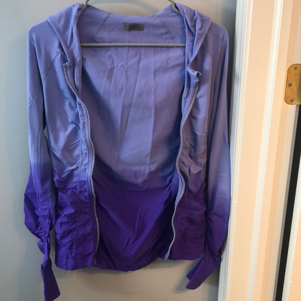 Athleta purple ombré jacket